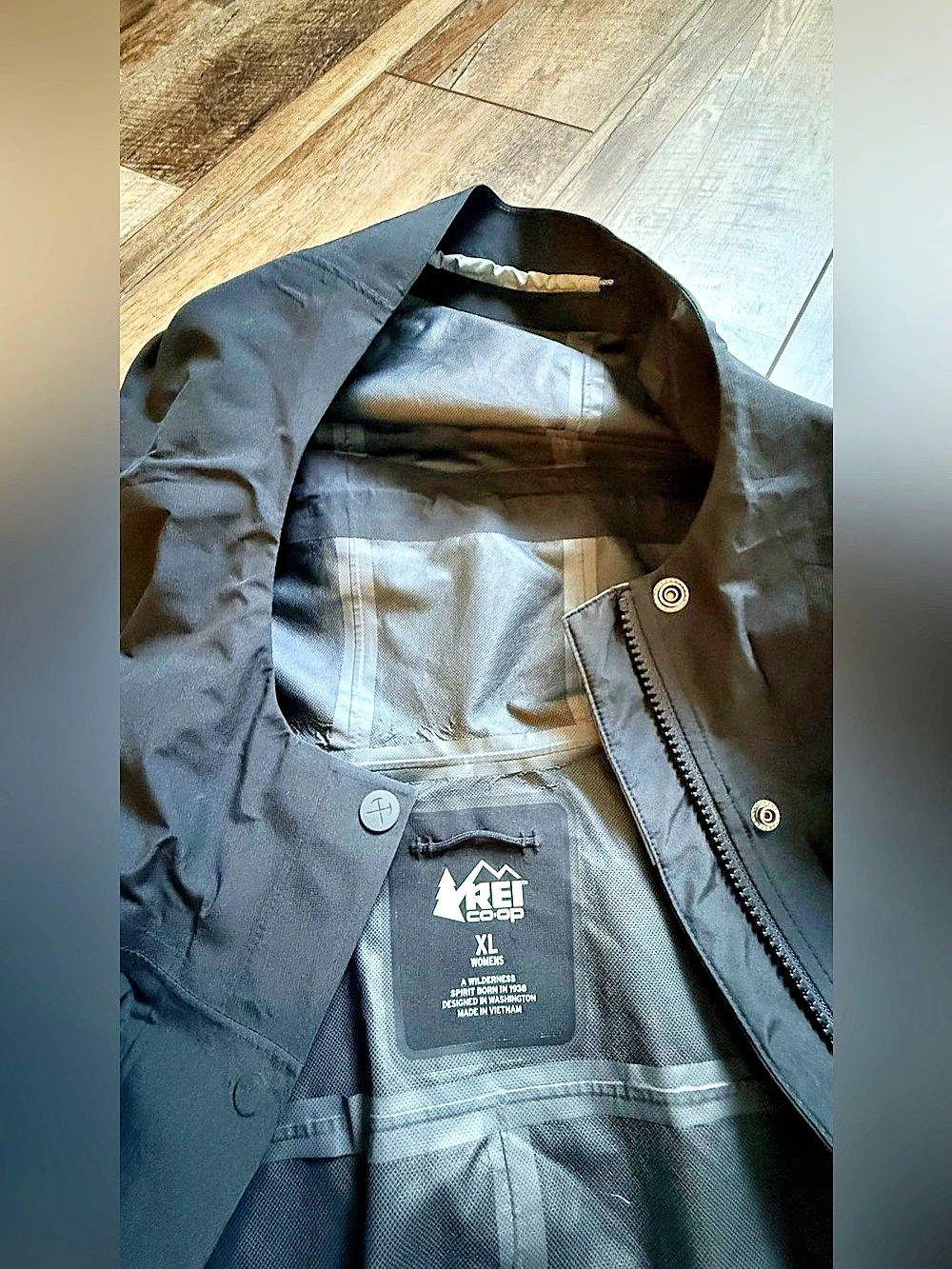 REI Co-op - Pike Street Waterproof Trench Coat - XL - Black